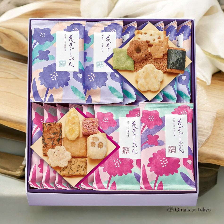 Chuoken Hanairo Shion Rice Cracker Assortment