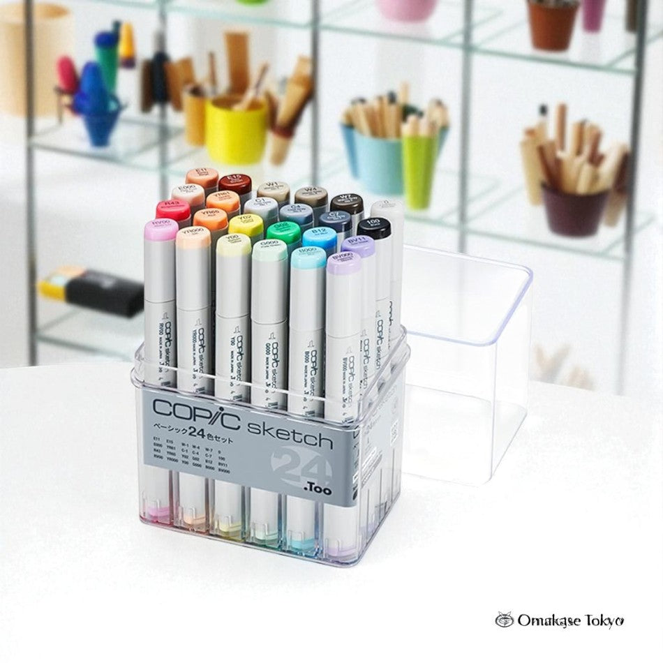 Ensemble de base Copic Sketch – 24 couleurs
