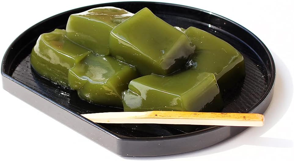 宇治抹茶融化葛麻糬