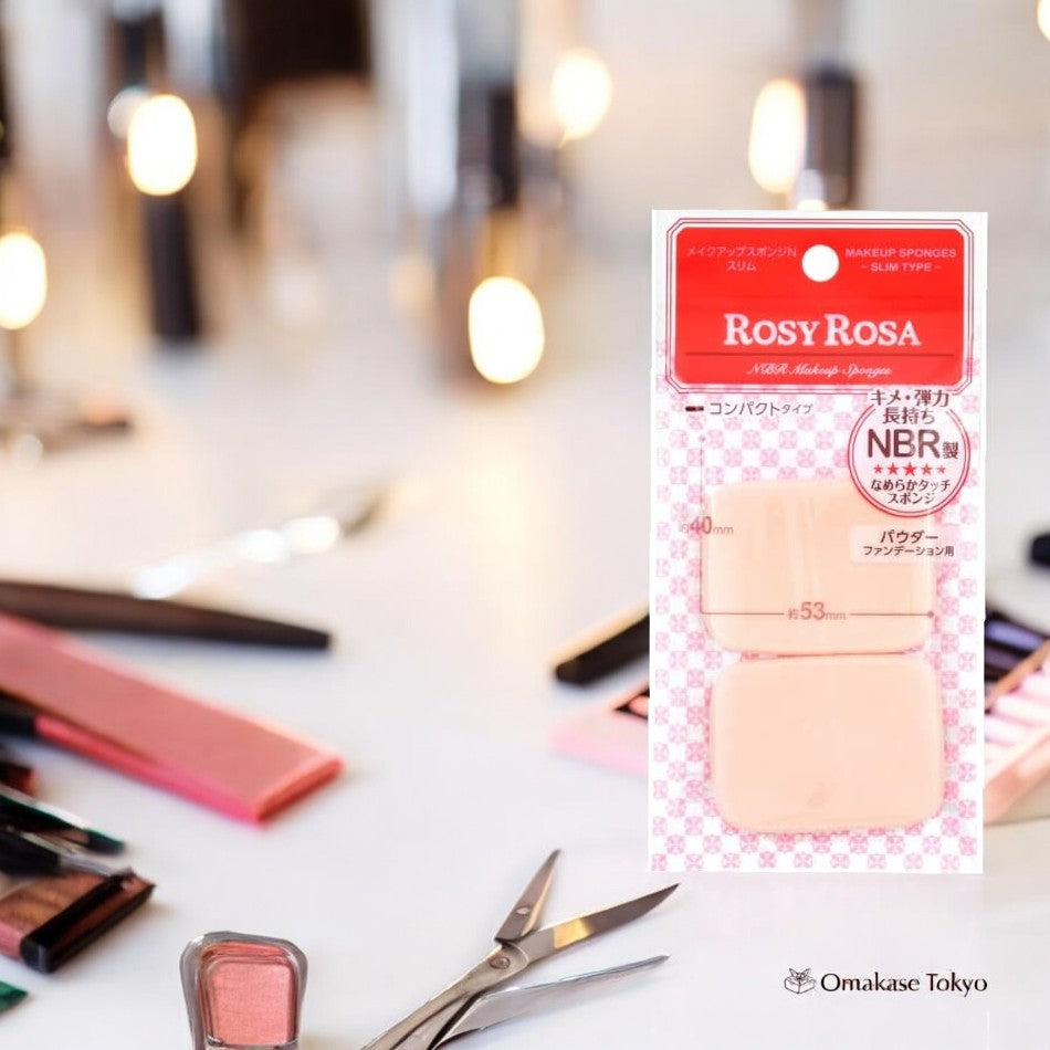 ROSY ROSA Makeup Sponge N (Slim, 2P)