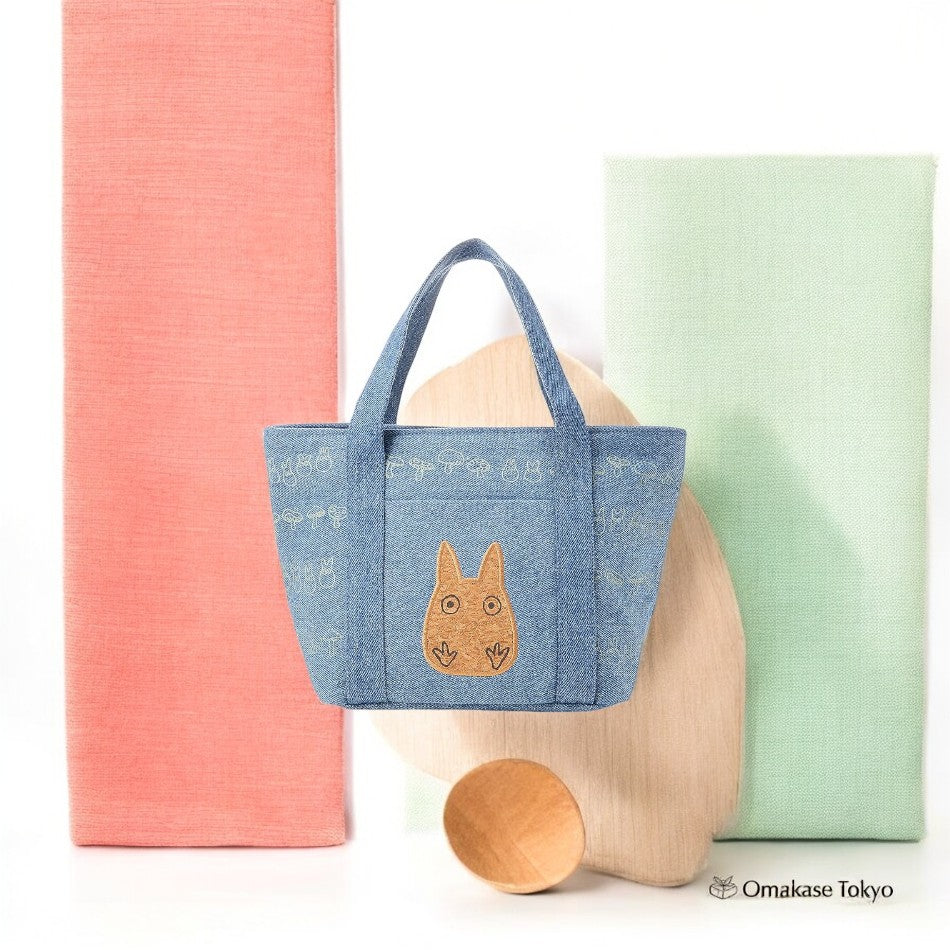 Skater Studio Ghibli “My Neighbor Totoro” Denim Fabric Lunch Bag (5L)