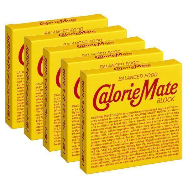 Calorie Mate Block Balanced Nutrition Food Fruits (Pack of 5)
