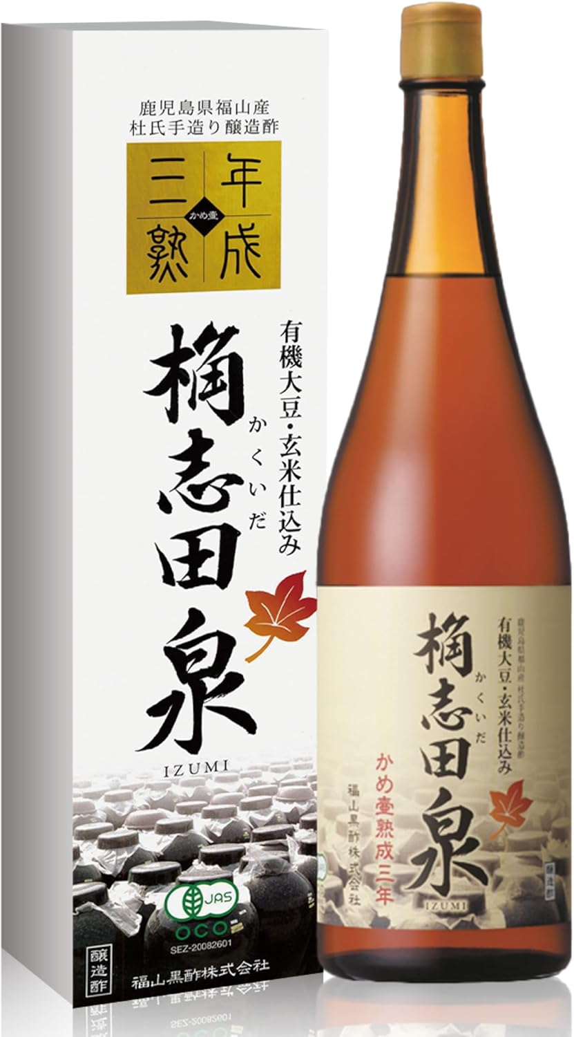 Vinaigre de brassage biologique Kakuida Yuki 3 ans d'âge Izumi 720 ml