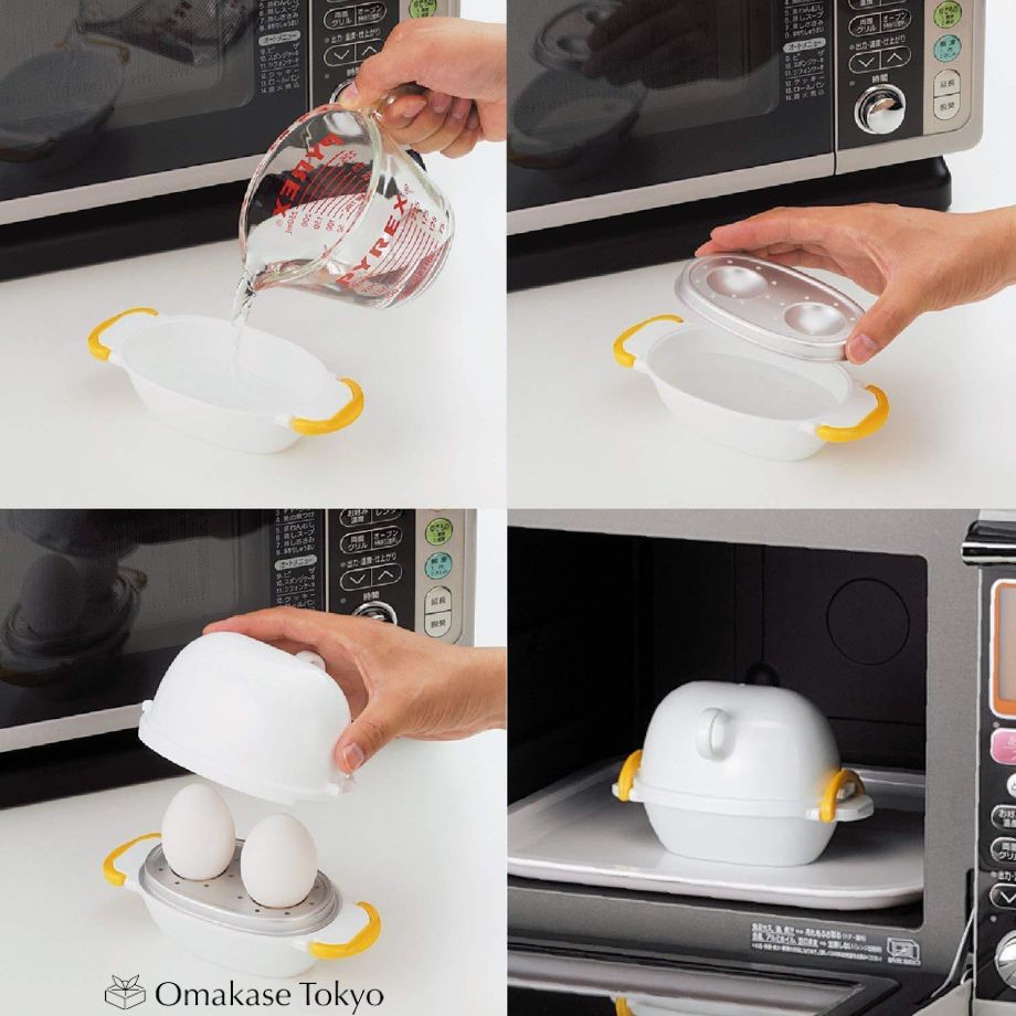 Akebono 2-Egg Microwave Cooker