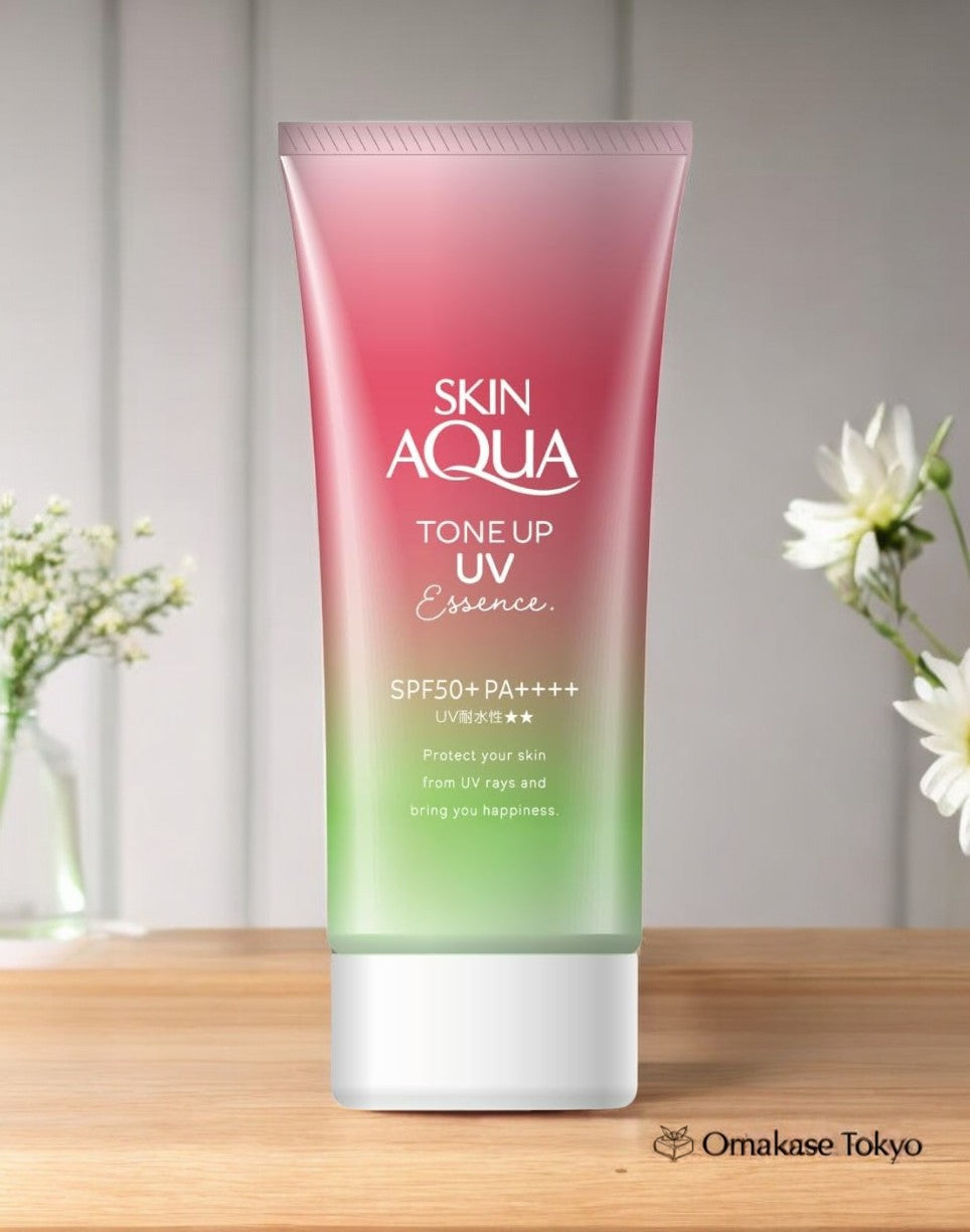 Rohto Skin Aqua Tone Up UV Essence Happiness Aura
