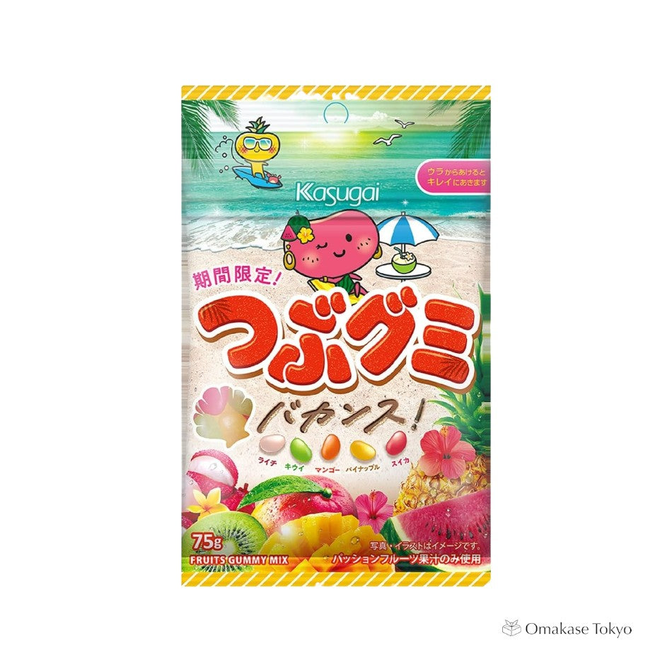 Kasugai Seika Tsuzu Gummy Vacance, 6 sacs