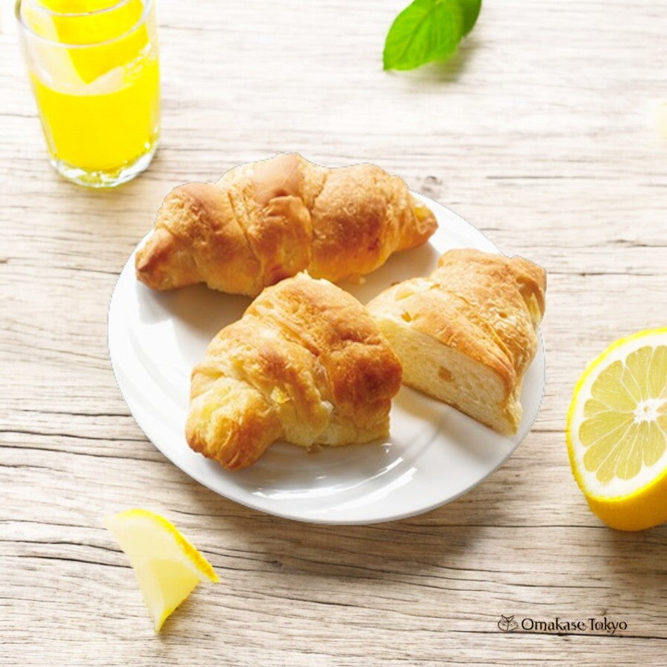 Kanda Satsukido Salted Lemon Croissants Long Life Japanese Bread 12set