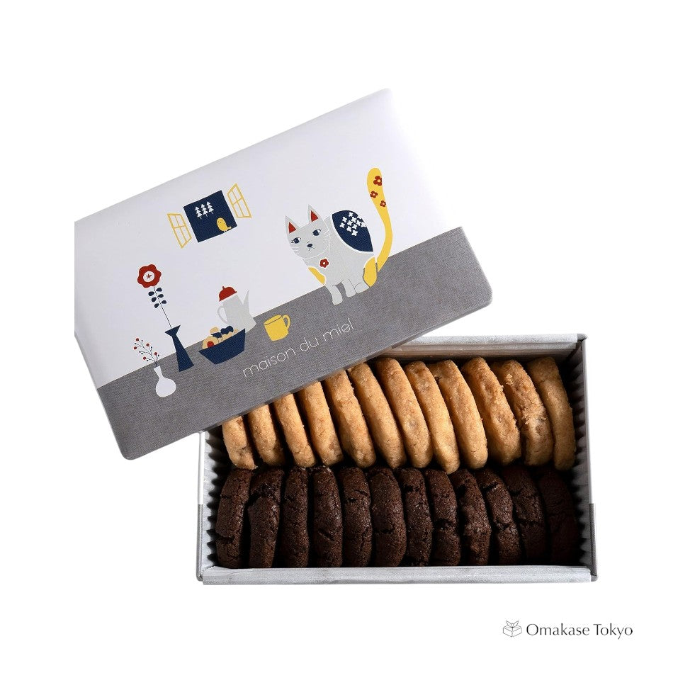 Premium Cat Sabre Cookie Tin Gift Set