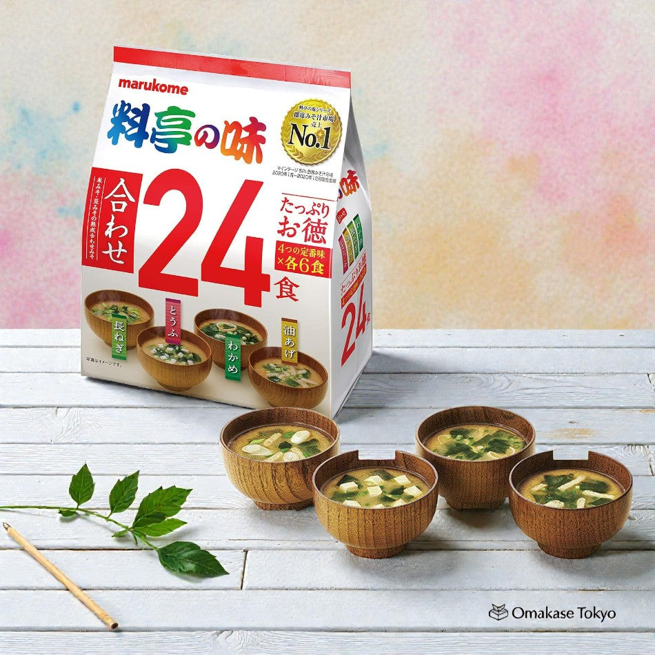 Marukome 味噌汤 6 包 24 份