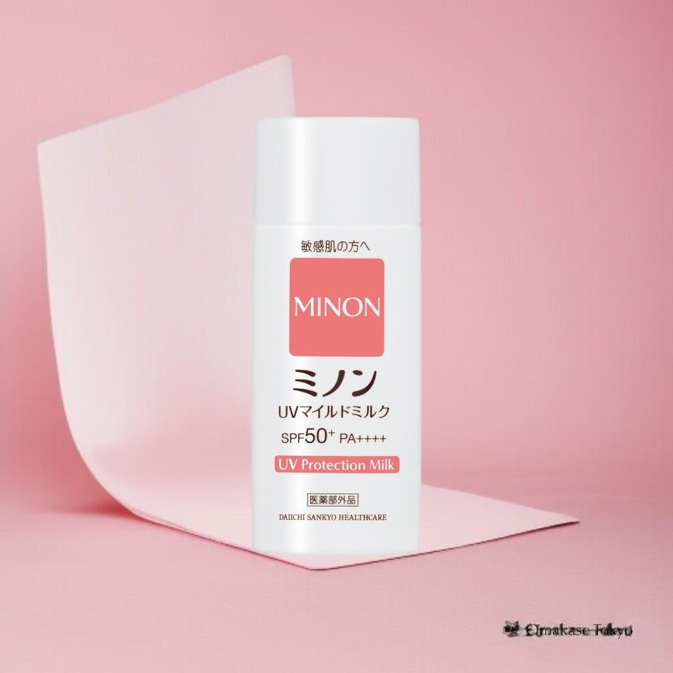 Minon UV 温和乳液防水敏感肌肤面部和身体防晒霜 SPF50+