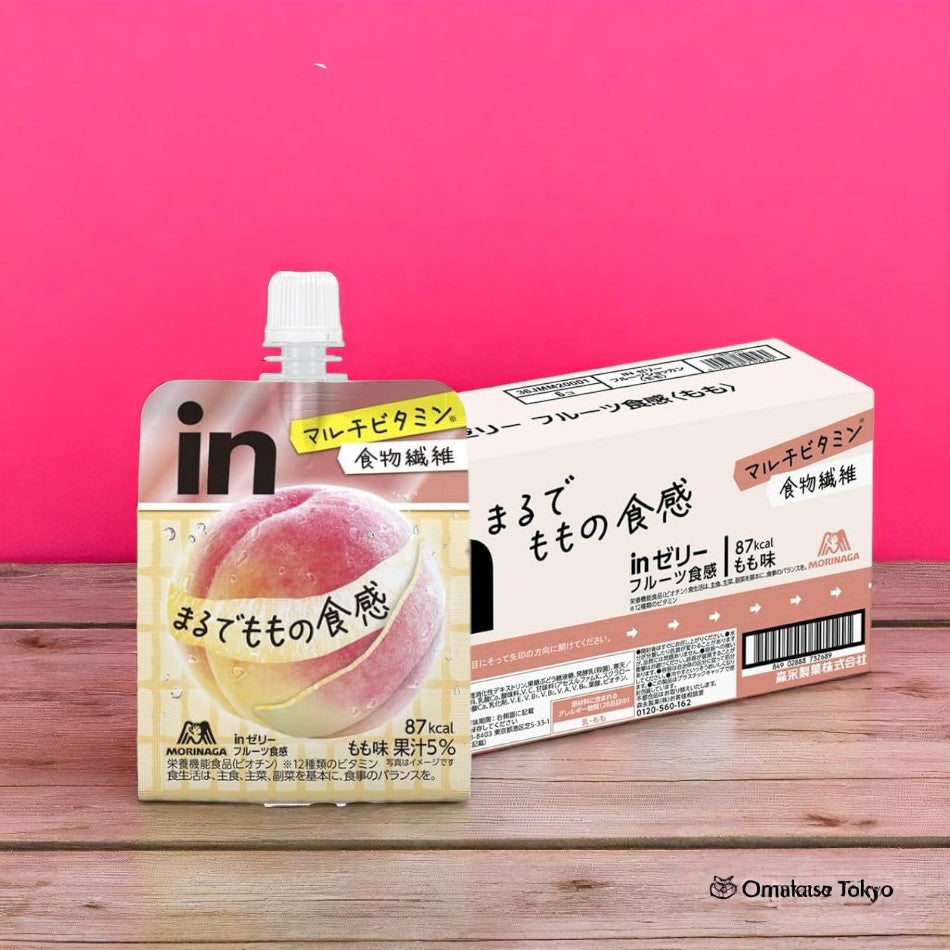 森永果冻,果味桃子,6 片