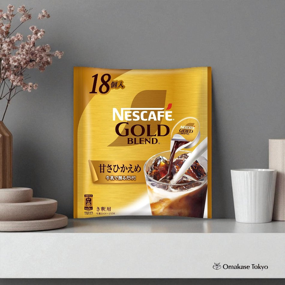 Concentré de café glacé Nescafé Gold Blend Potion Douceur, 18 pièces