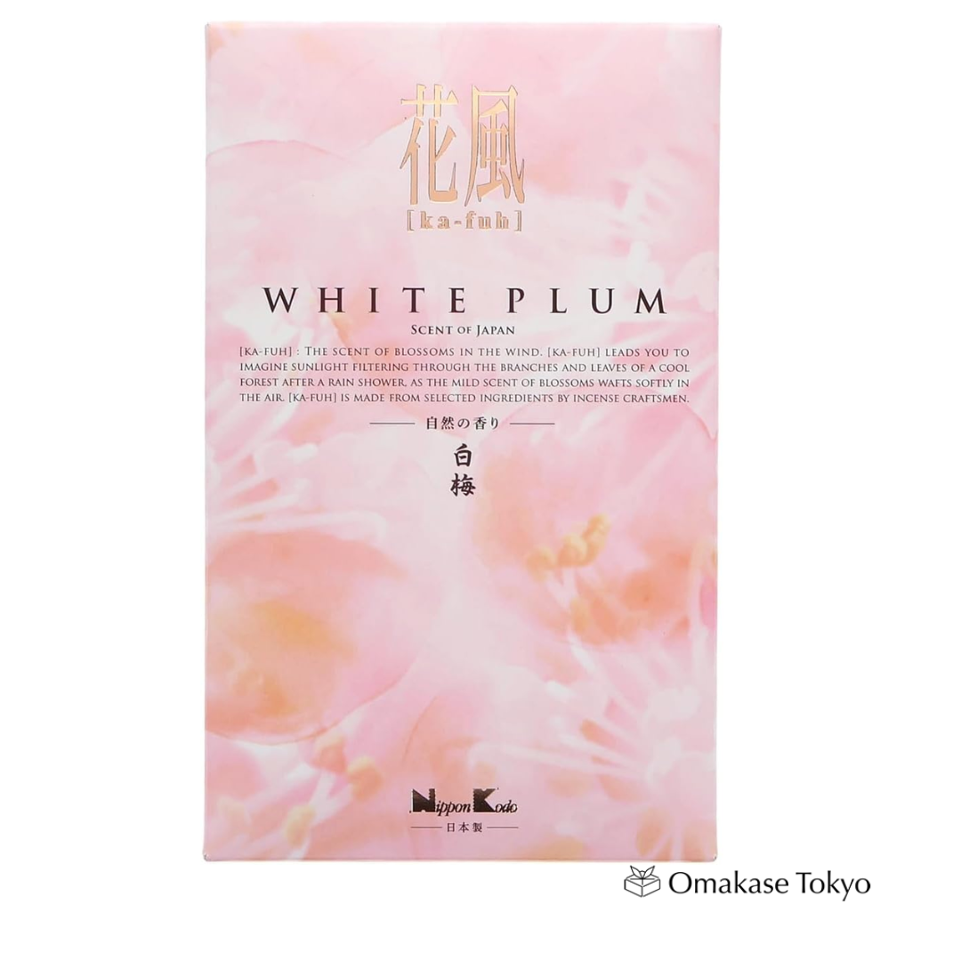 Nippon Kodo Flower Style White Plum Incense Sticks