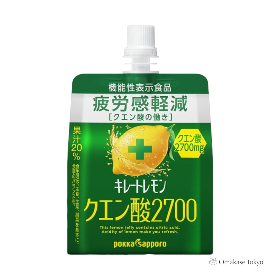 Pokka Sapporo Chelated Lemon Citric Acid Jelly, 6 Pieces