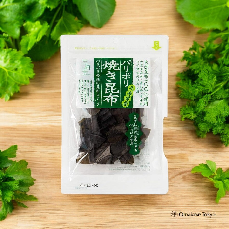 Sankaikou Crispy Grilled Snack Kombu (Pack of 3)
