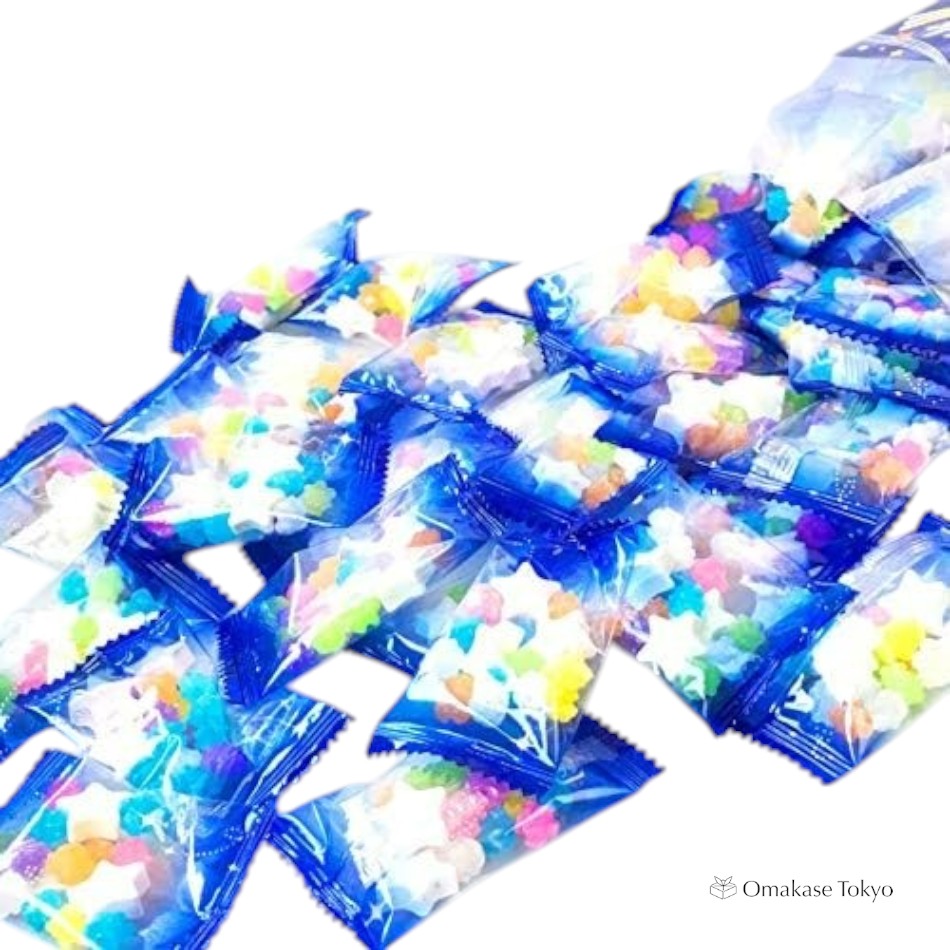 Star-shaped Ramune and Konpeito Sachet, Assorted