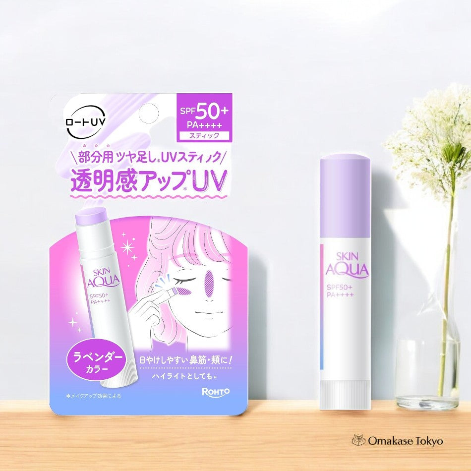 Rohto SKIN AQUA Tone Up UV Stick Lavender