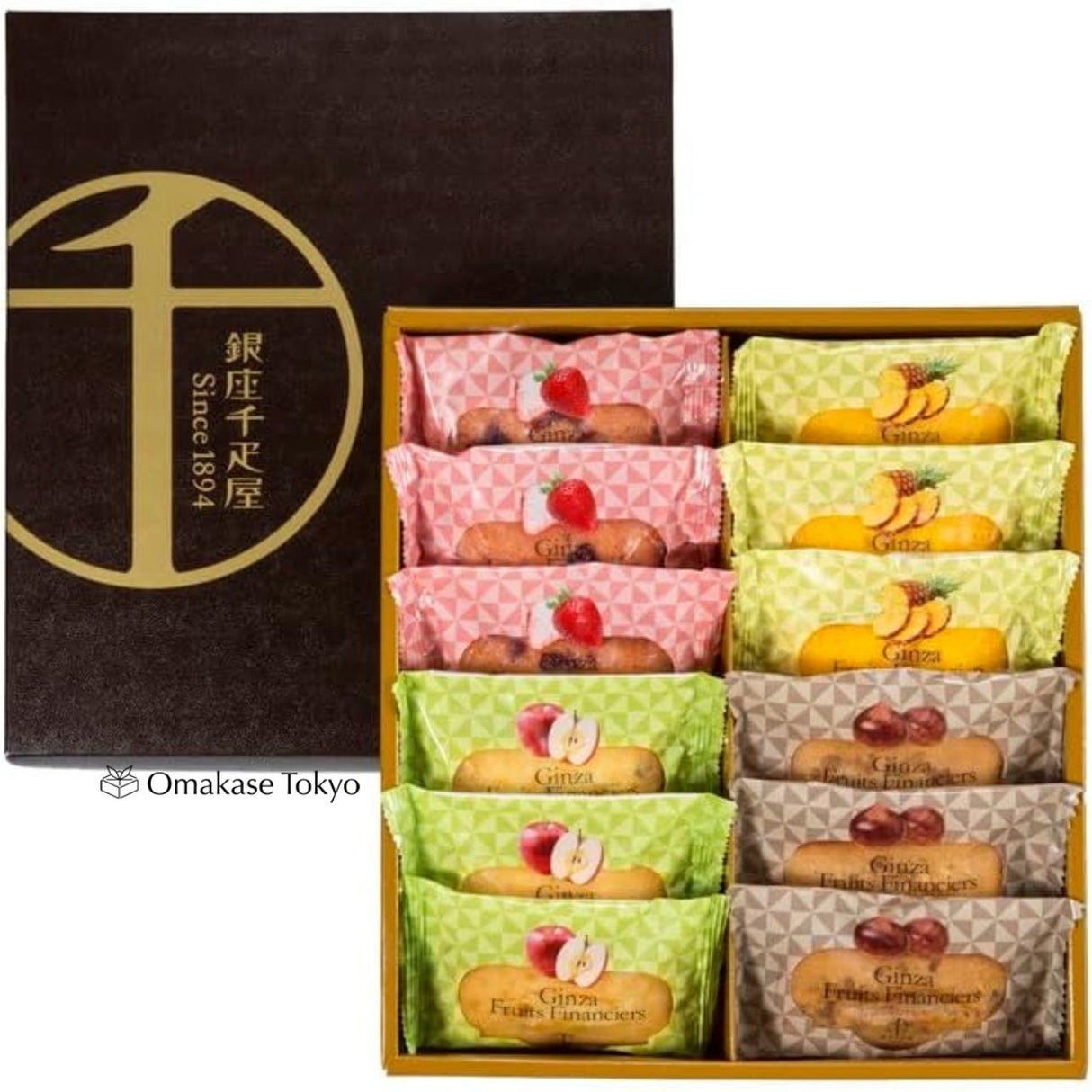 Ginza Sembikiya Fruit Pastry Financier (8piece)