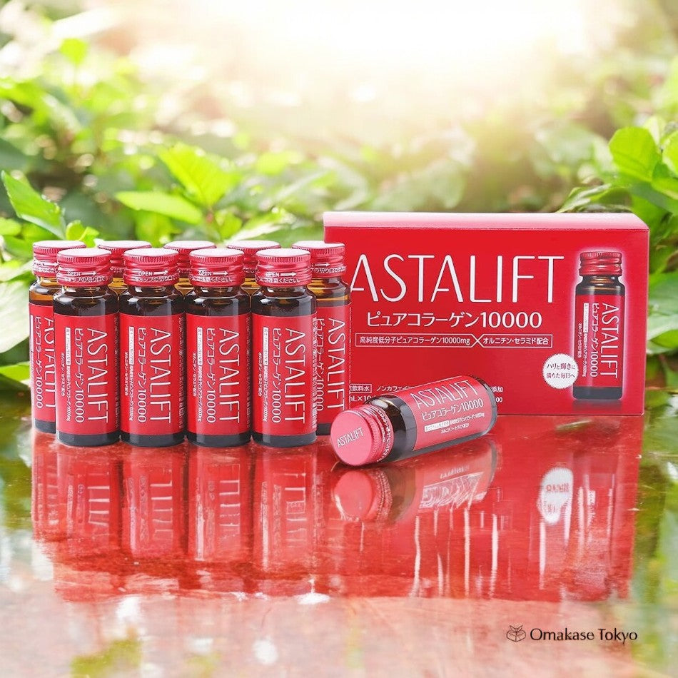 Astalift 纯胶原蛋白 10000 饮料高效美容补充剂 10 瓶
