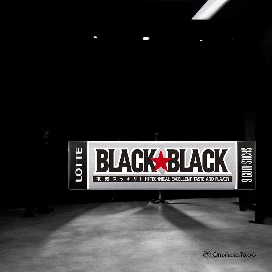 Lotte black black gum 9pc