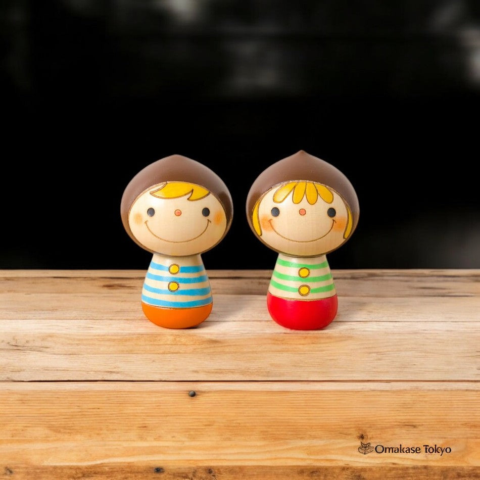 小芥子雕像套装 – Zukin-kun & Zukin-chan(一对)