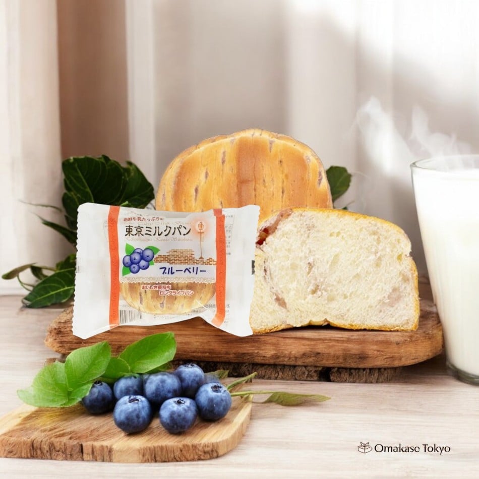 Kanda Satsukido Tokyo Milk Bread Blueberry Flavor (12 Pieces)