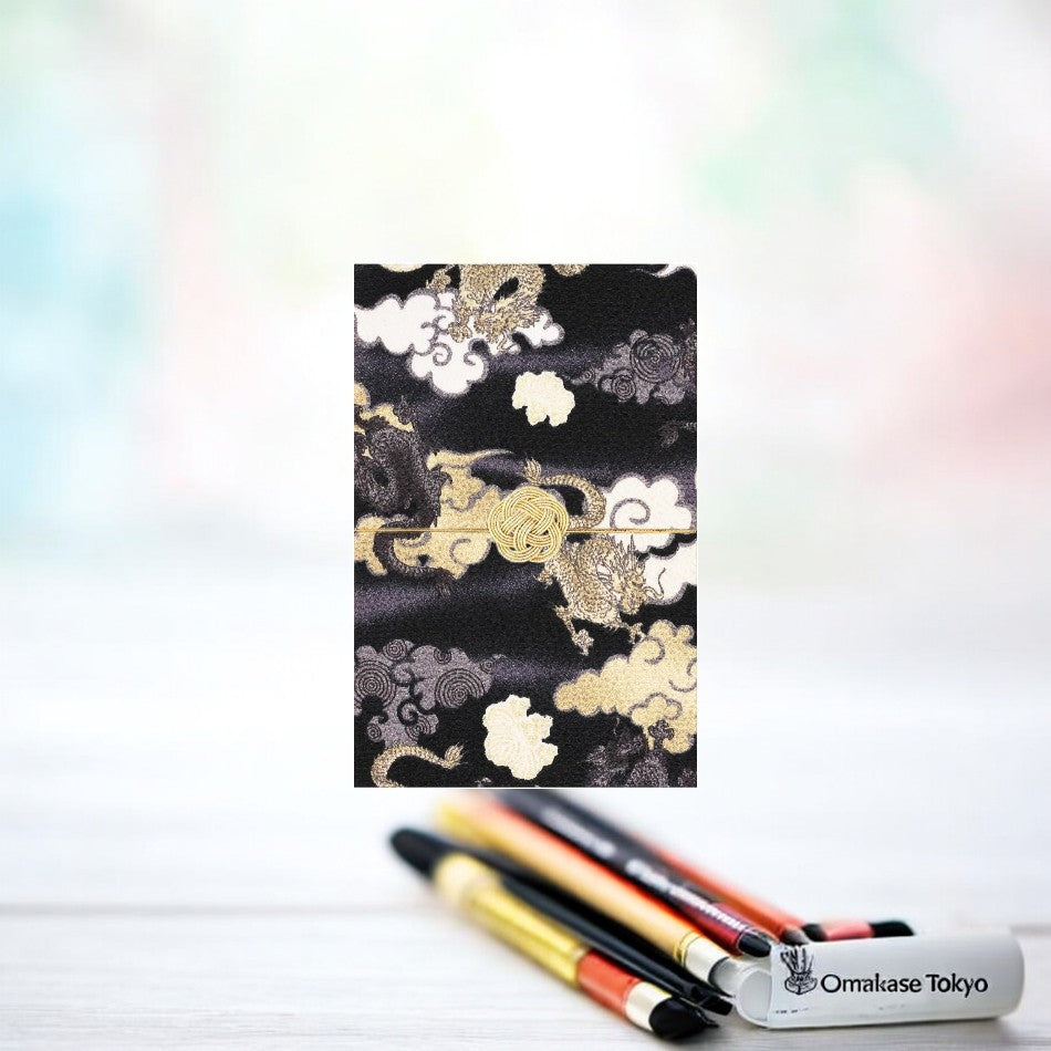 Goshuin Book – Japanese Pattern with Mizuhiki Rubber Band