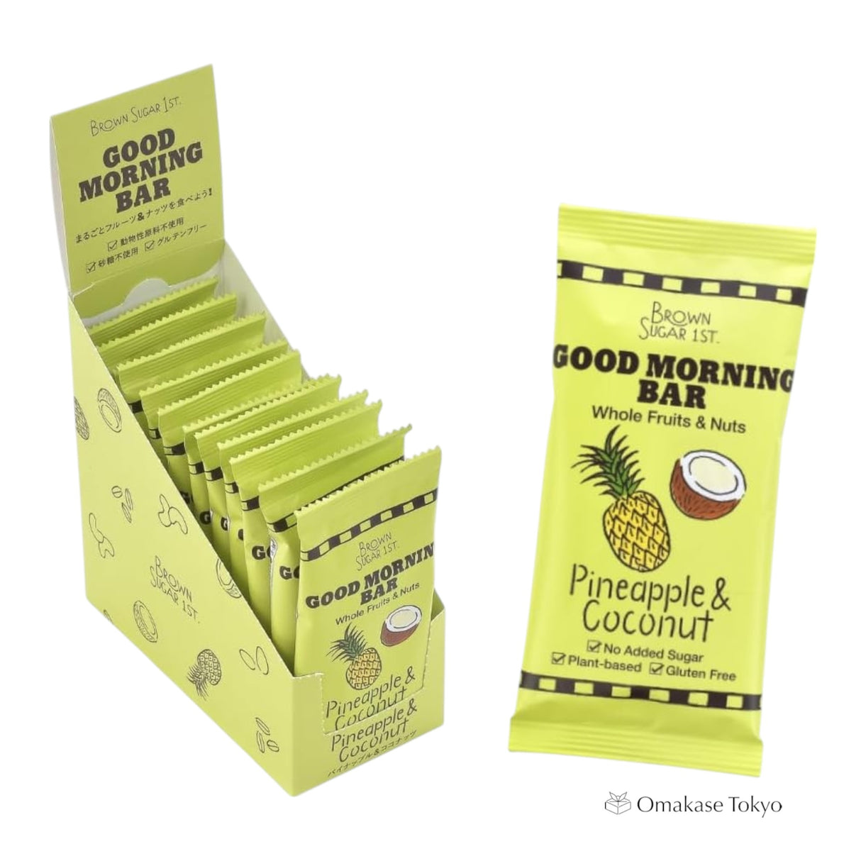 Brown Sugar 1st Good Morning Bar Ananas et Noix de Coco