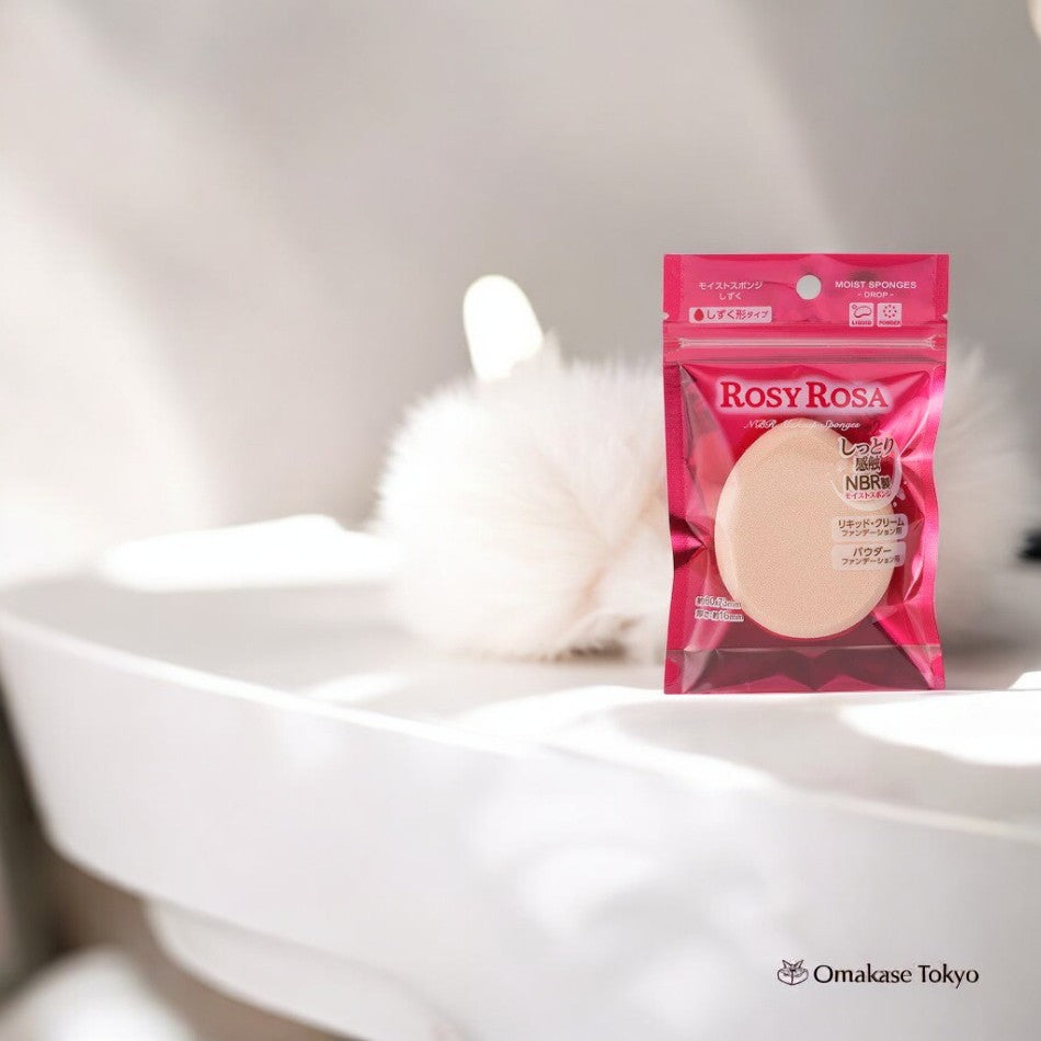 ROSY ROSA Éponge Moist en Forme de Goutte