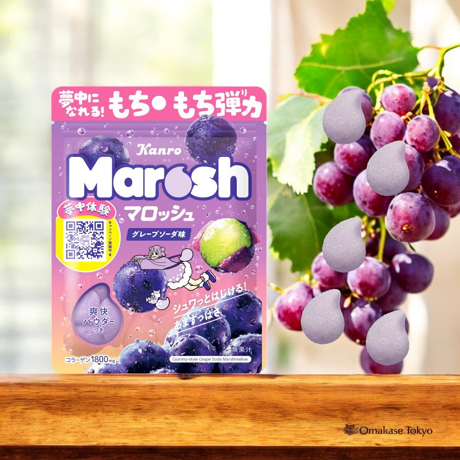 Kanro Marosh Grape Soda Flavor 50g