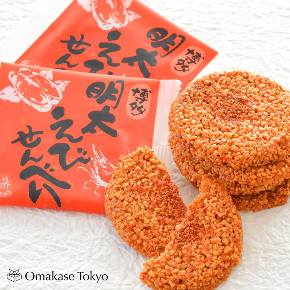 Hakata Fubian Hakata Mentai Shrimp Crackers Pack of 27