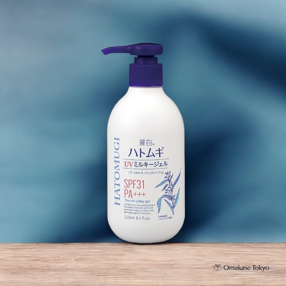 Reihaku Hatomugi UV Milky Gel Sunscreen SPF31 250ml