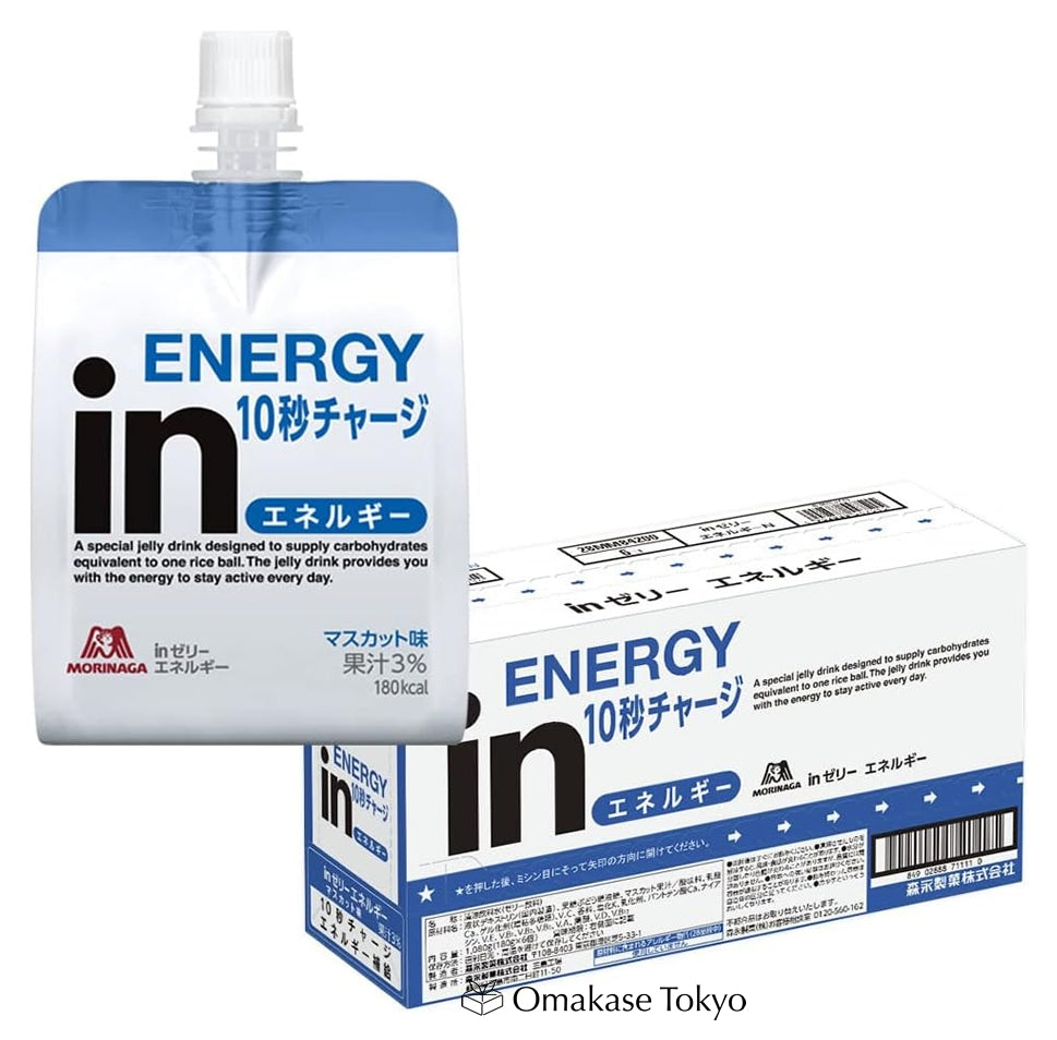 Morinaga in Jelly Energy Muscat Flavor (180g × 6 Packs)