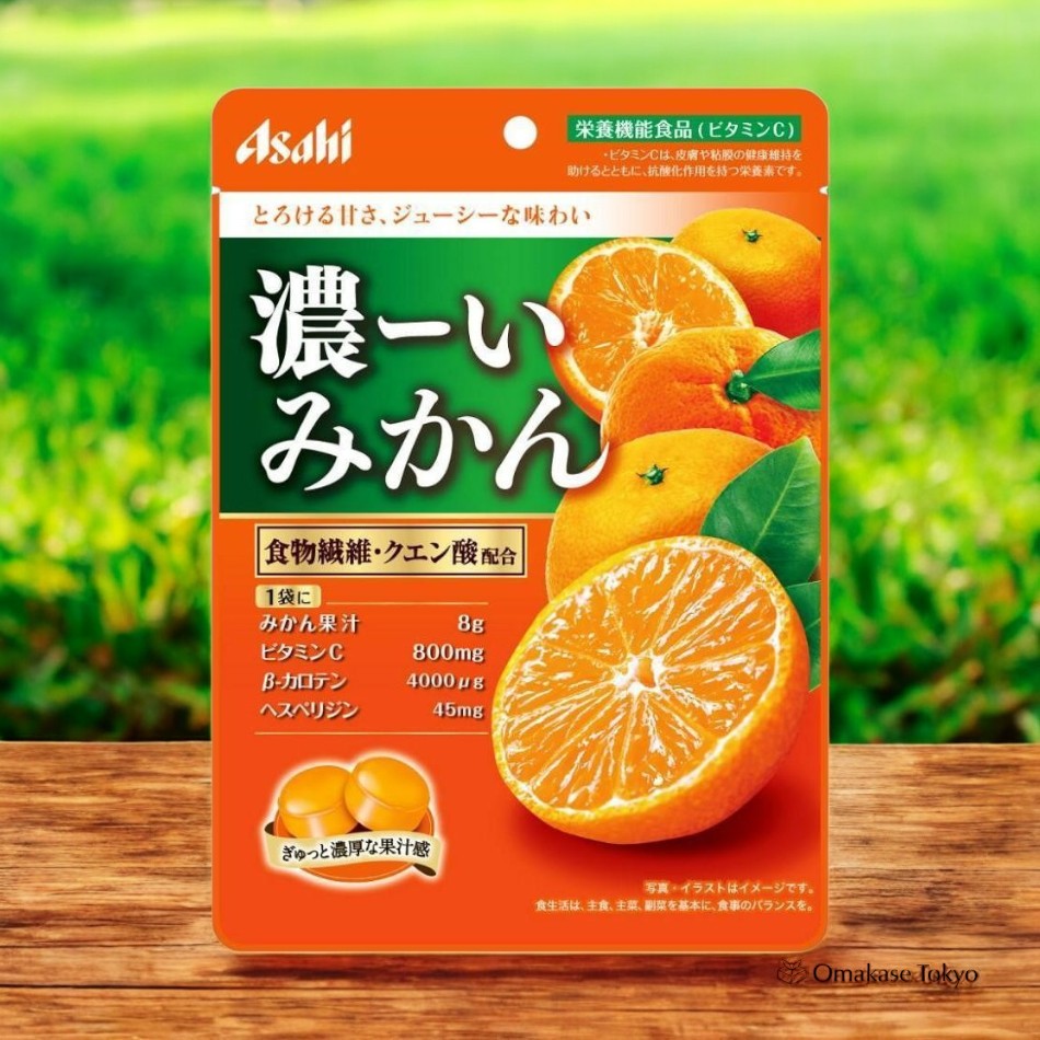 Asahi Koi Mikan Juicy Orange Candy 84g