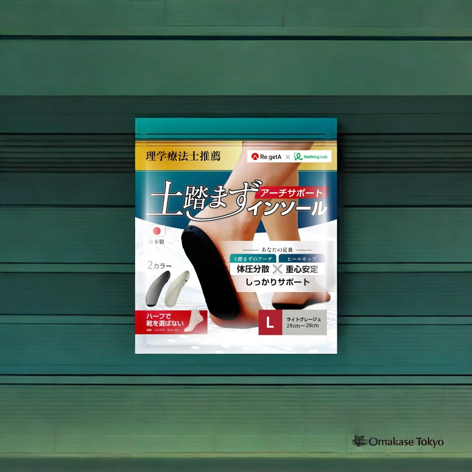 Walking Lab Heel Support Half Insole Gray