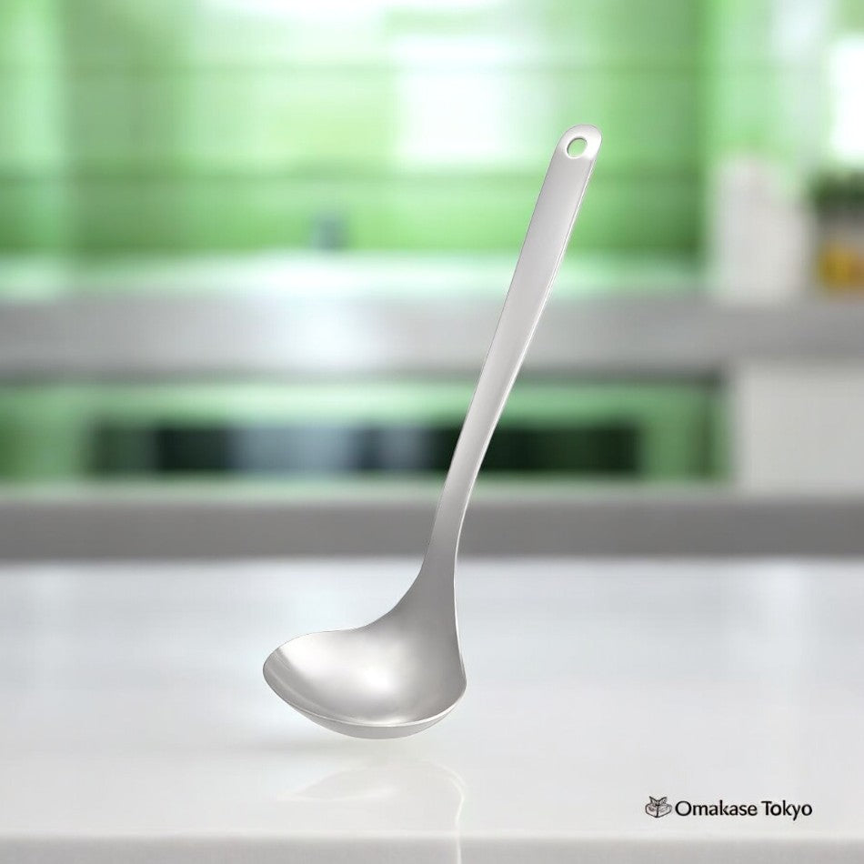 Yanagi Sori Louche à ustensiles de cuisine en acier inoxydable