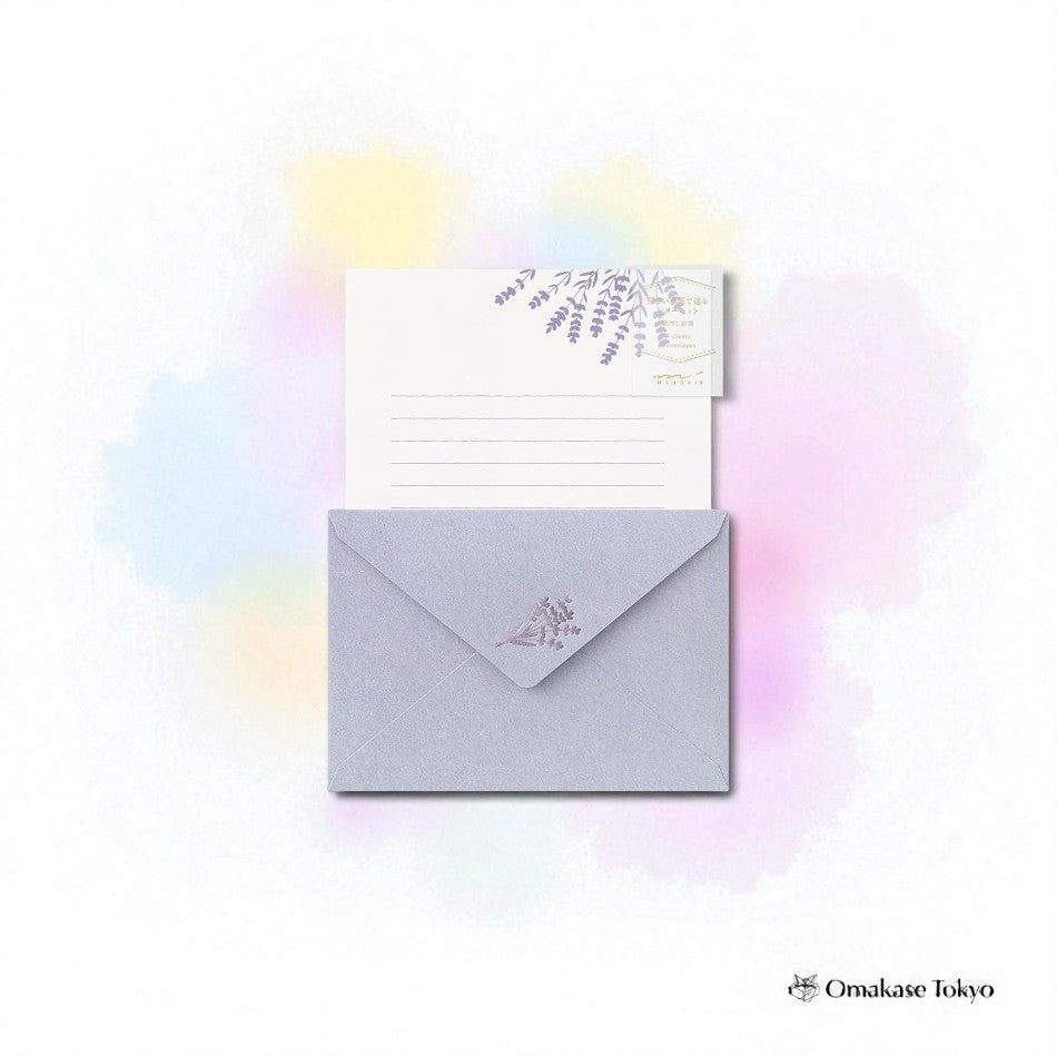 Midori 86516006 Letter Set Lavender Pattern