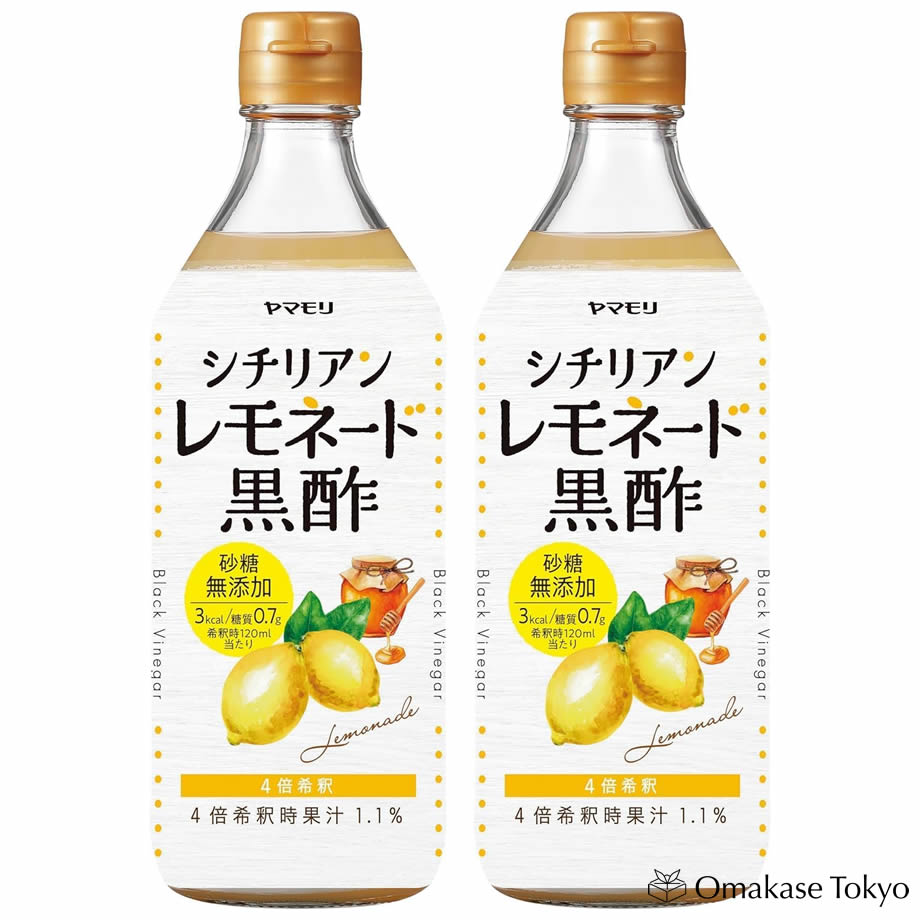 山森无糖西西里柠檬水黑醋500ml×2瓶