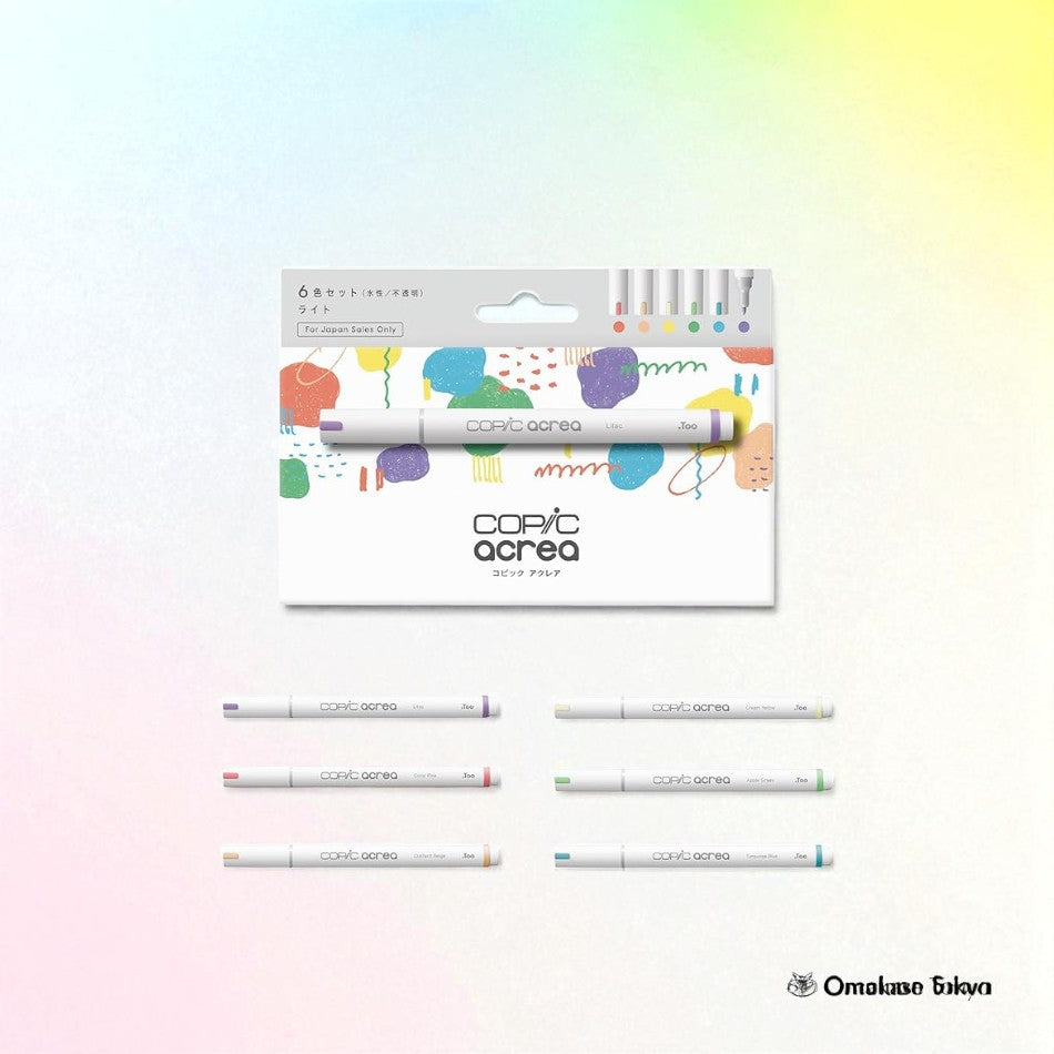 Ensemble de marqueurs Copic-6 couleurs