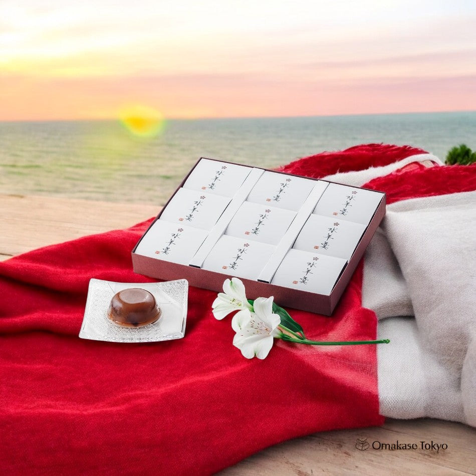 Yamadaya Manju Mizu Yokan 9 pièces bonbons japonais