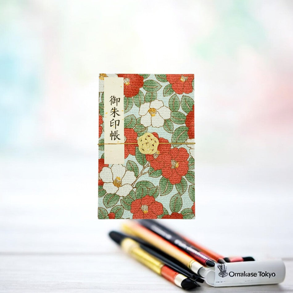 Goshuin Book – Japanese Pattern with Mizuhiki Rubber Band