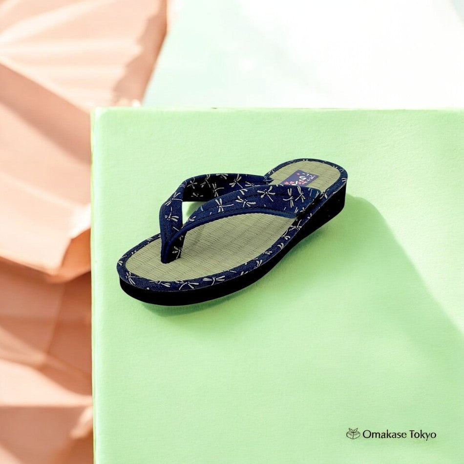 Daimyo Shokai Tatami Folding Sandals Navy