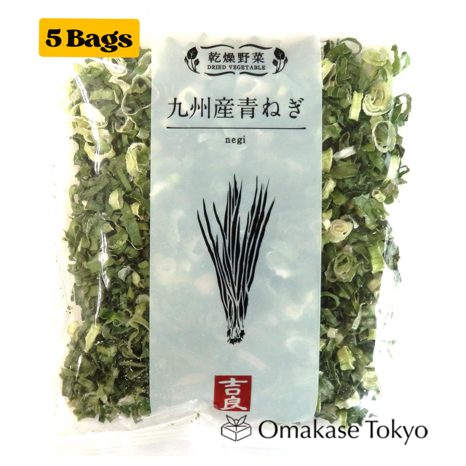 Kira Foods Dried Vegetables (Green Onion) Kyushu Products 10g × 5 bags