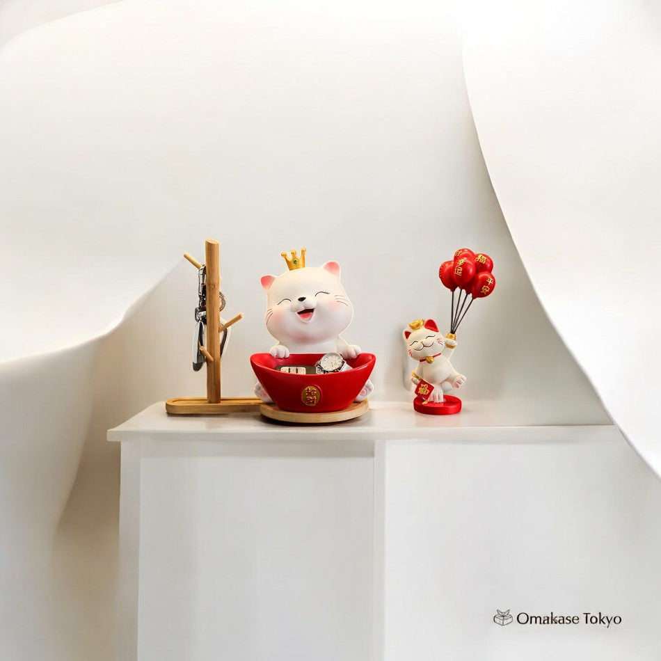 Maneki Neko 储物雕像 – 钥匙和小物品架