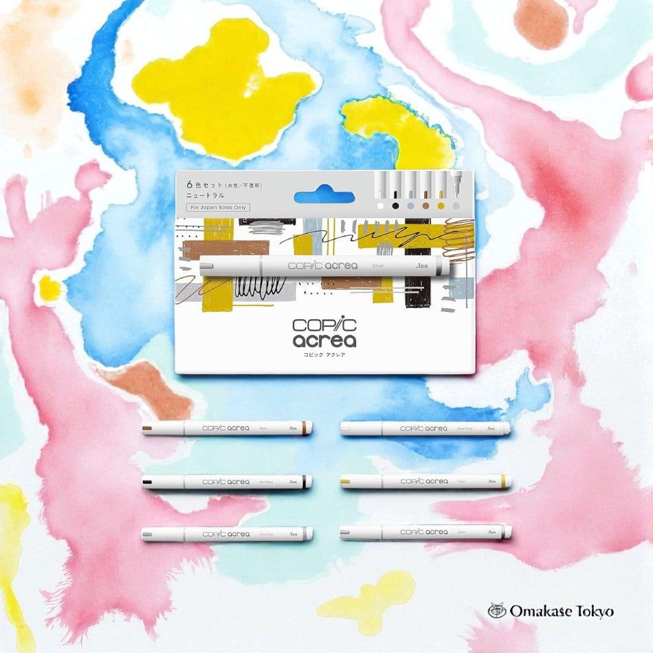 Ensemble de marqueurs Copic-6 couleurs