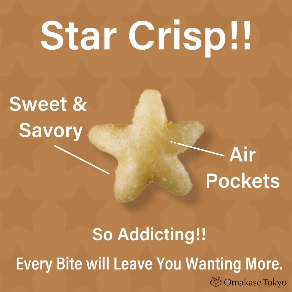 Echigo Seika Niigata No Hoshi Star Shaped Rice Crackers Aonori Soy Sauce