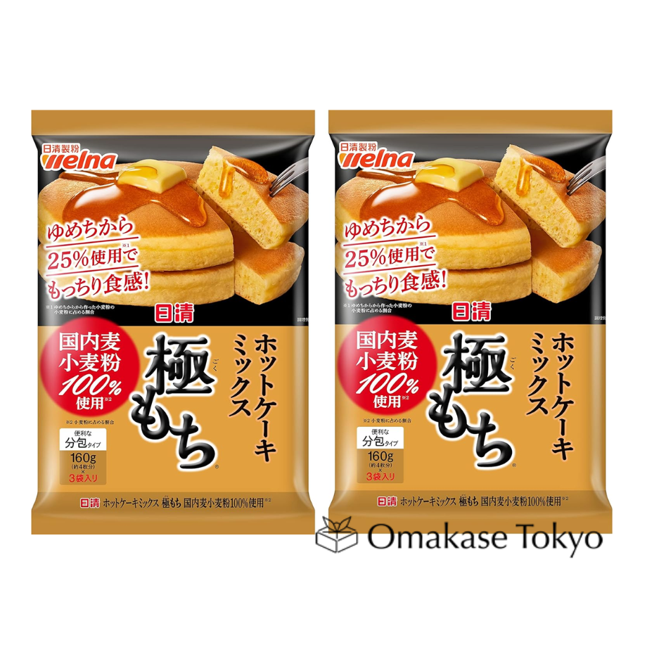 NISSIN Seifun Welna Hot Cake Mix 100% Wheat Flour 480g × 2 pieces