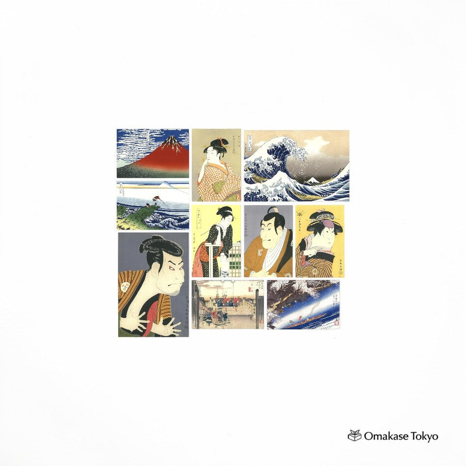 Lin-ne Ukiyo-e Postcard Set – 30 Pieces