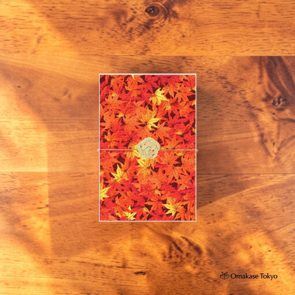Goshuin Book – Japanese Pattern with Mizuhiki Rubber Band