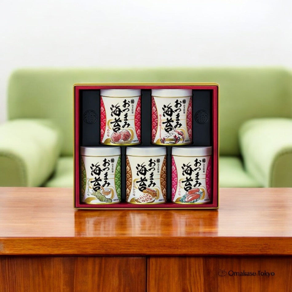 Ensemble de 5 canettes Snack Nori assorties